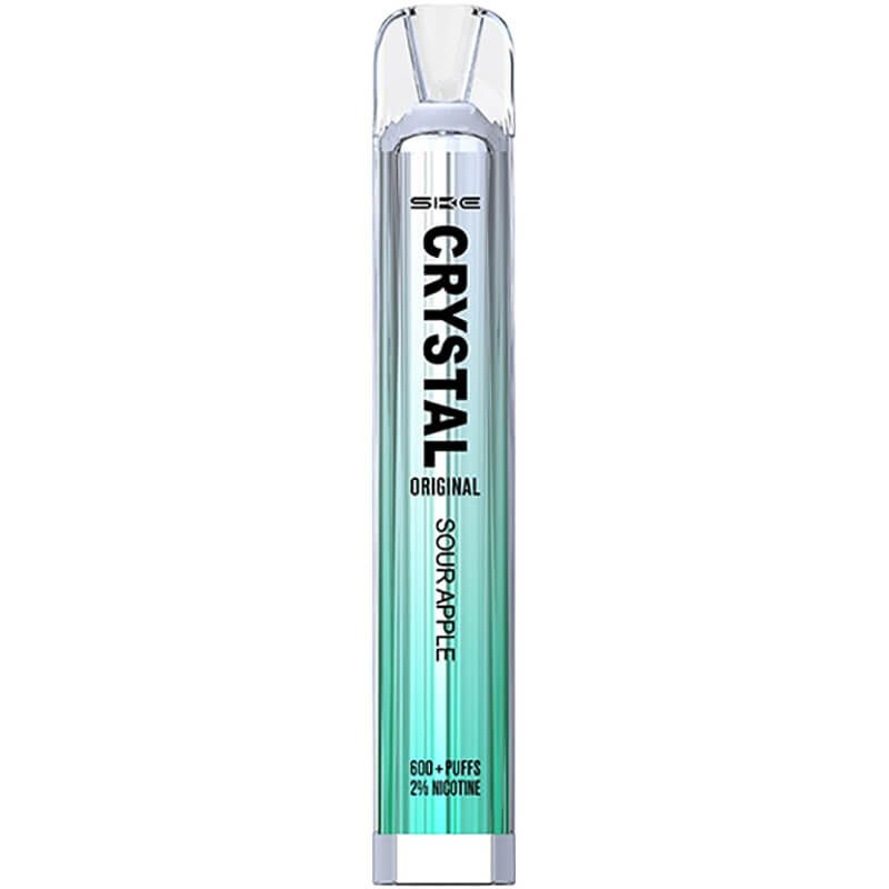 SKE CRYSTAL SOUR APPLE SKE CRYSTAL BAR 600 DISPOSABLE VAPE