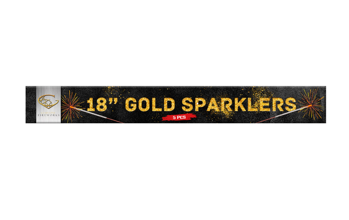 Gold Sparklers 18’’