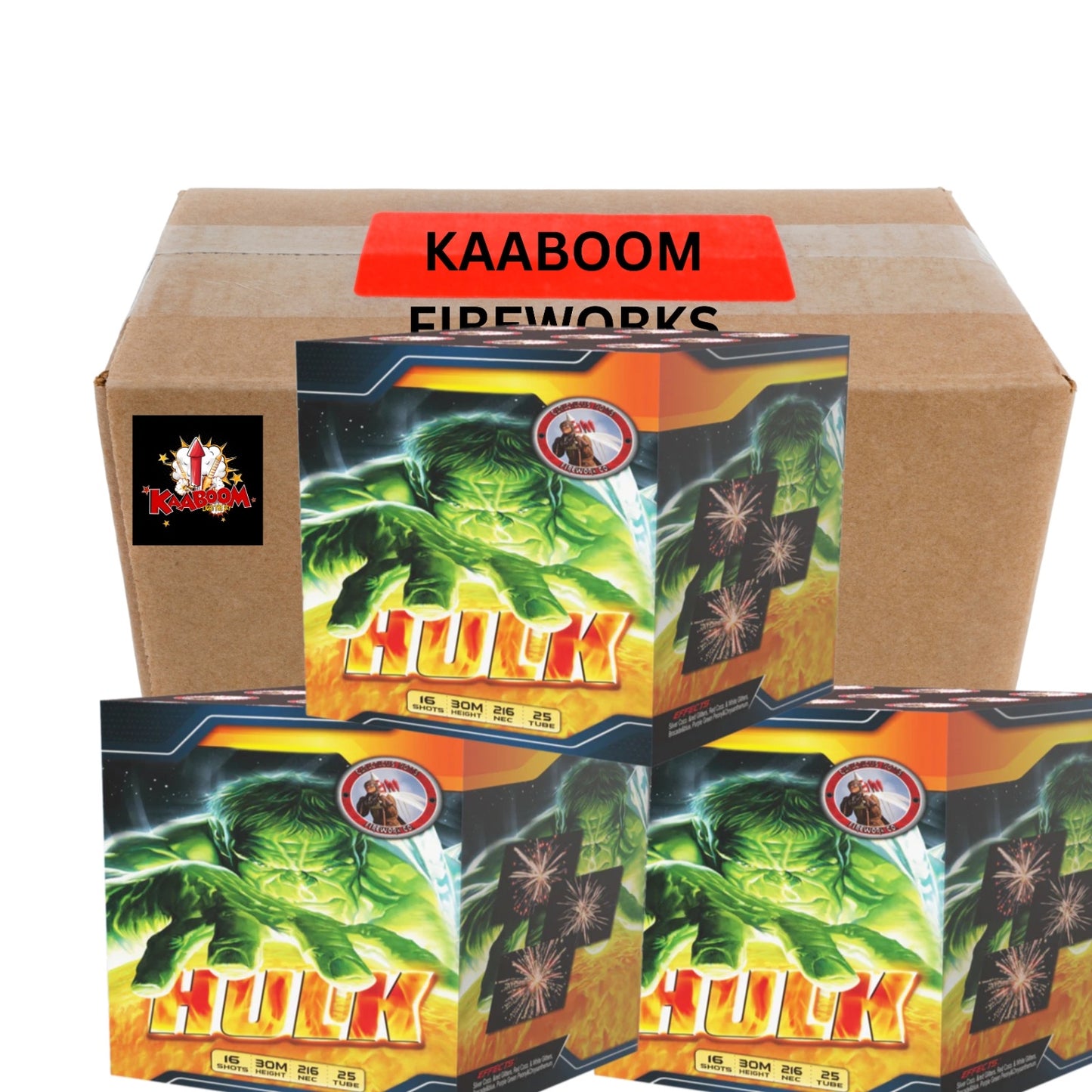 FULL CASE OF HULK BARRAGE (12 Packs of 1) - IN STORE ONLY - Wholesale Hulk Barrage