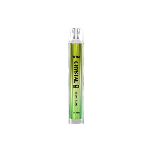 Tito Crystal LEMON & LlIME Bar 600 Puff Disposable Vape Device